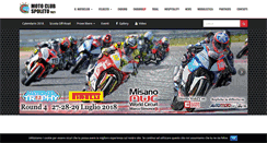 Desktop Screenshot of motoclubspoleto.it